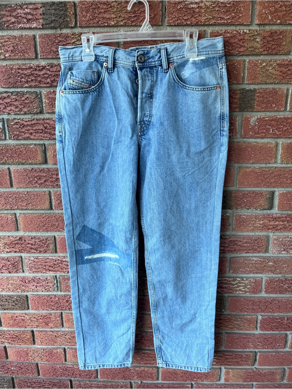 Diesel Classic Light Blue Men’s Jeans - Straight Fit Sz 30x28